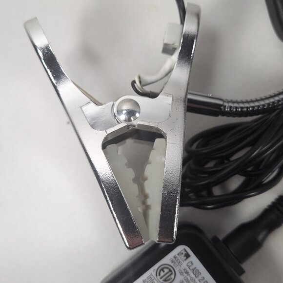 IKEA Jansjo Flexible Gooseneck Lamp Clip On Silver Light Clamp Articulating Spot - Picture 9 of 13